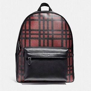 🔥🎁NWT! Coach Charles Men's Backpack/School Backpack Black Large Msrp:$550